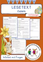 Vorschau - Arbeitsblätter - Materialpaket "Lesetexte - Besondere Tage im Jahr" - mit Arbeitsblättern & Lösungen - Seite 1
