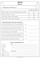 Vorschau - Arbeitsblätter - Ostern - Lesetext mit Fragen und Lösungen - Seite 3