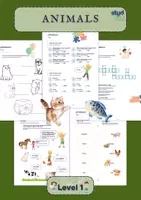 Vorschau - Unterrichtsreihen - Animal Adventure: Pets & Farm Animals - Level 1 - Englisch (Klasse 1-4) - Deckblatt