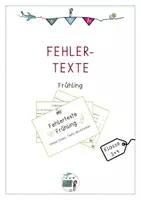 Vorschau - Anderer Materialtyp - Fehlertexte Frühling - Deckblatt
