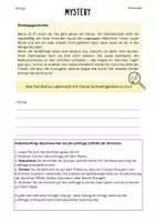 Vorschau - Arbeitsblätter - Mystery: embryonale Schädigungen, Fetale Alkoholspektrumstörung (FASD) - Deckblatt