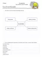 Vorschau - Arbeitsblätter - Der alte Mann und der Fernseher - Textverständnis - Deckblatt