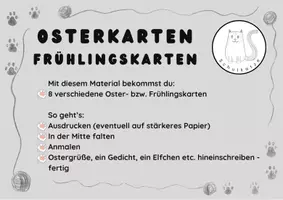 Vorschau - Mal- und Bastelvorlagen - Pop-Art Grußkarten: Ostern, Frühling - Seite 1