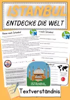 Vorschau - Unterrichtsreihen - Istanbul Grundschule Textverstehen 4 KlIstanbul Leseverstehen Klasse 2 Entdecke die Welt - Deckblatt