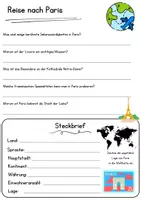 Vorschau - Unterrichtsreihen - Paris Grundschule Textverstehen 4 Klasse Paris Leseverstehen Klasse 2 Entdecke die Welt - Seite 2