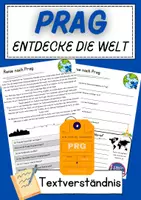 Vorschau - Unterrichtsreihen - Prag Grundschule Textverstehen 4 Klasse Prag Leseverstehen Klasse 2 Entdecke die Welt - Deckblatt