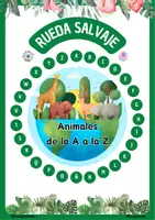Vista previa - Hojas de trabajo - Animales Salvajes de la A a la Z (Colab con @fla.psicope) - página 2
