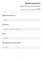 Vorschau - Arbeitsblätter - Merkblatt zur Interpretation von Balladen - Seite 1