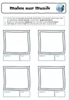 Vorschau - Arbeitsblätter - Malen zur Musik - Deckblatt