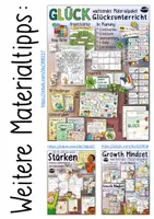 Vorschau - Mal- und Bastelvorlagen - Unsere Glücksmomente / Glück - Poster und Kärtchen fürs Klassenzimmer - Seite 2