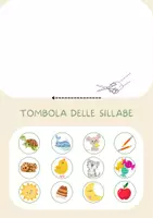 anteprima - Giochi - Tombola delle sillabe - Gioco per allenare la metafonologia - Pagina di copertina