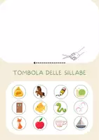 anteprima - Giochi - Tombola delle sillabe - Gioco per allenare la metafonologia - Pagina 3