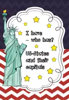 Vorschau - Spiele - I have - who has? US states and capitals - Landeskunde USA - Deckblatt