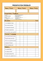 Vorschau - Arbeitsblätter - Feedback / Bewertung - Presentations Englisch - Seite 2
