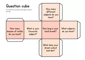 Vorschau - Spiele - Chat cube zu school (Young World 3, Unit 1) - Seite 1