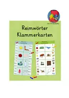Vorschau - Spiele - Reimwörter Klammerkarten - Deckblatt