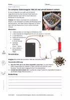 Vorschau - Arbeitsblätter - Ein einfacher Elektromagnet- Wie ich mal schnell Muttern sortiere - Seite 1