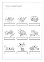 Vorschau - Arbeitsblätter - Prepositions of Place Worksheet - Cat Edition - Seite 2