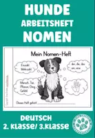Vorschau - Arbeitsblätter - Materialpaket Wortarten Nomen Verben Adjektive Hunde Arbeitshefte Deutsch 2.Klasse - Seite 1