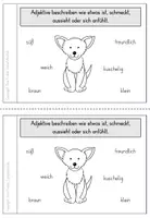 Vorschau - Stationenlernen - Hunde Arbeitsheft Adjektive Deutsch 2.Klasse 3.Klasse - Seite 2