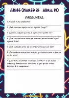 anteprima - Materiale per pittura e bricolage - Il tuo oroscopo è Ariete? Spagnolo. - Pagina 2
