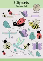 Vorschau - selbst erstellte Cliparts/Grafiken - Cliparts Tiere in der Luft Biene Marienkäfer Libelle Vogel - Deckblatt