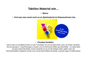 Vorschau - Arbeitsblätter - Taktiles Notenlesen - Musiktheorie mit den Sinnen - Seite 1