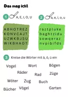 Vorschau - Arbeitsblätter - Laute und Buchstaben erkennen/ Buchstabenkombination ie - Seite 1