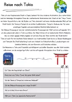 Vorschau - Unterrichtsreihen - Tokio Leseförderung Lesespiel Textverständnis 4 Klasse Text lesen Klasse 3 Entdecke die Welt - Seite 1