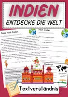 Vorschau - Unterrichtsreihen - Lesespiele 3 Klasse Deutsch 20 Orte Leseheft Deutsch DaZ Klasse 4 - Seite 1