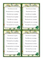 Aperçu - Feuilles d'exercices - Saint Patrick's Day - The rainbows - The British Fox - Page 2