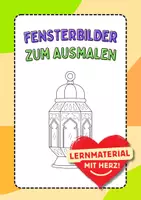 Vorschau - Arbeitsblätter - Fensterbild Ramadan-Laterne, zum Ausmalen, Ausmalbild, Ausmalbilder, Kunst - Deckblatt