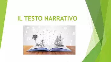anteprima - Presentazioni / Lavagne - IL TESTO NARRATIVO: struttura e caratteristiche - Pagina di copertina