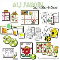 Aperçu - Jeux - Les petits ateliers - Au jardin - Page de couverture