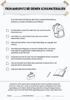 Vorschau - Anderer Materialtyp - Organisation Schulmaterialien - Deckblatt