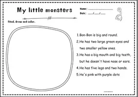 Προεπισκόπηση - Φύλλα εργασίας - My little monsters - Kidlosopher- Τερατάκια ανάγνωσης - Εξώφυλλο