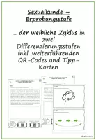 Vorschau - Arbeitsblätter - Sexualkunde Erprobungsstufe: der weibliche Zyklus; differenziert - Deckblatt