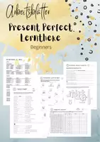 Vorschau - Stationenlernen - Present Perfect - Lerntheke - 14 Stationen - Arbeitsblätter - Deckblatt