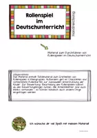 Vorschau - Arbeitsblätter - Rollenspiel/ Szenisches Spiel im Deutschunterricht - Seite 1