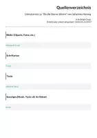 Vorschau - Arbeitsblätter - Literaturtest zu "Bis die Sterne zittern" von Johannes Herwig - Seite 1