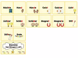 Vorschau - Stationenlernen - Domino Verlängern d/t - Seite 1