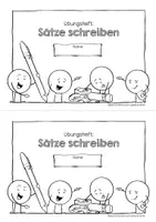 Vorschau - Arbeitsblätter - Sätze schreiben - Miniheft - Seite 3