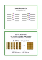Vorschau - Arbeitsblätter - Einführung in den Tausenderraum - Seite 1