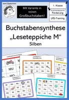 Vorschau - Fördermaterial/Inklusion - Buchstabensynthese: "Leseteppiche M" - Deckblatt