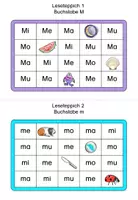 Vorschau - Fördermaterial/Inklusion - Buchstabensynthese: "Leseteppiche M" - Seite 2