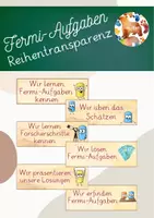 Vorschau - Präsentationen/Tafelbilder - Fermi-Aufgaben Reihentransparenz - Deckblatt