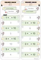 Vorschau - Aufgabenkarten - Tandemaufgaben - Verliebte Zahlen / Addition im ZR 10 - Seite 3