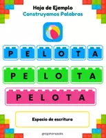 Vista previa - Hojas de trabajo - Construyamos palabras - Portada