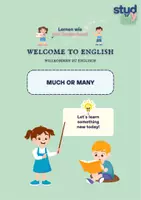Vorschau - Arbeitsblätter - Much Or Many Mystery: Englisch einfach erklärt (Klasse 3-5) - Seite 1