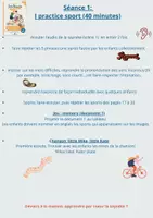 Aperçu - Préparation de séquence / Séquence complète - Kit pédagogique Time to get moving (My First Sentences) - Page 2